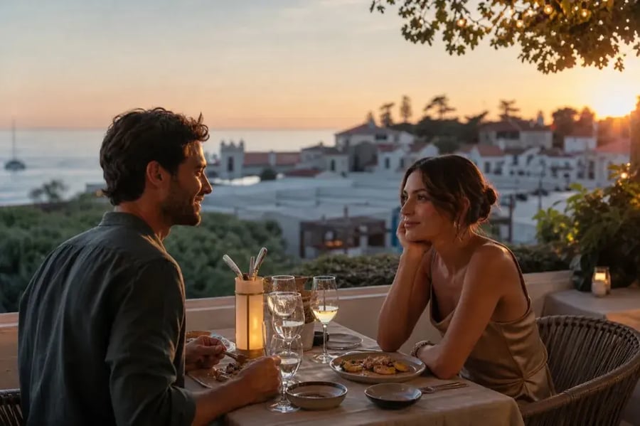 Couple lifestyle moment in Portugal